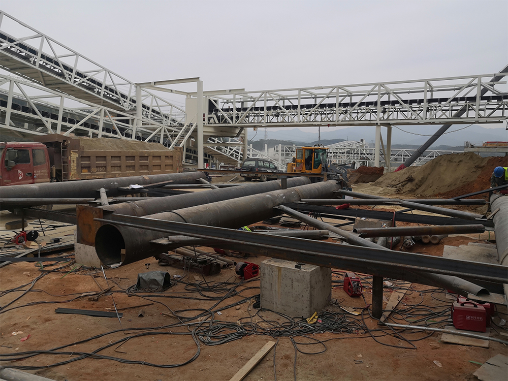 池州螺旋钢板仓湛江5000吨项目进展