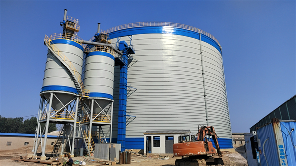 池州粉煤灰钢板仓与矿粉钢板仓的建造与验收